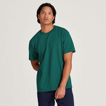 Allbirds Allgood Katoenen T-shirts Heren Turquoise | BE1580RV