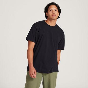 Allbirds Allgood Katoenen T-shirts Heren Zwart | BE1586BE