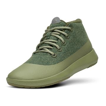 Allbirds Wol Runner-up Mizzle Plus Hoog Dames Olijfgroen | BE1227LI