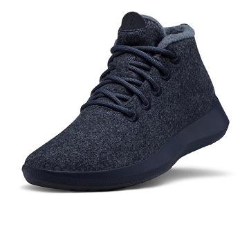 Allbirds Wol Runner-up Mizzles Sneakers Dames Donkerblauw | BE1452WN